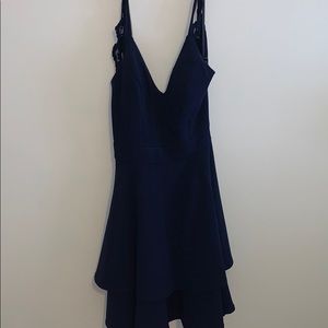 Navy blue homecoming dress